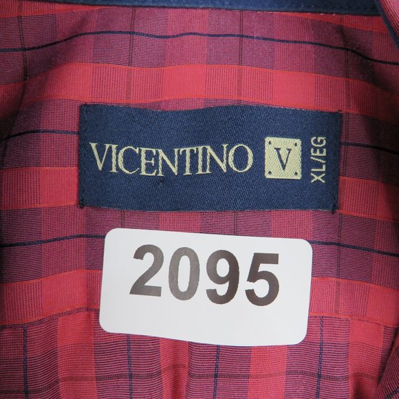 Vicentino* Men's Short Sleeve Button Down Curved Hem Chest Pocket Shirt~Size XL - Picture 3 of 10